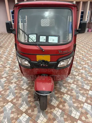 TVS King Deluxe Plus iTouch Start 2025 Red