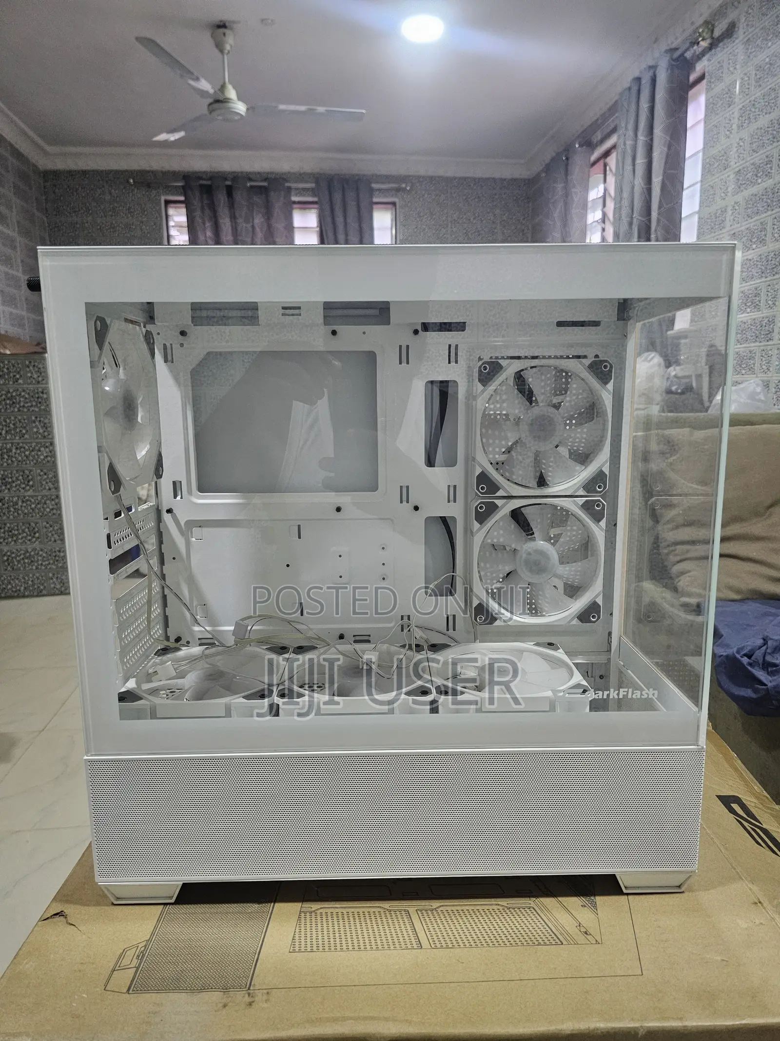 DarkFlash DS900 Air White PC Case – Clean Stylish