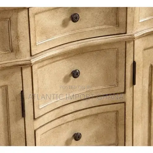 Elegant Lighting Danville 60” Luxury Vanity Sink Set | Antique Beige