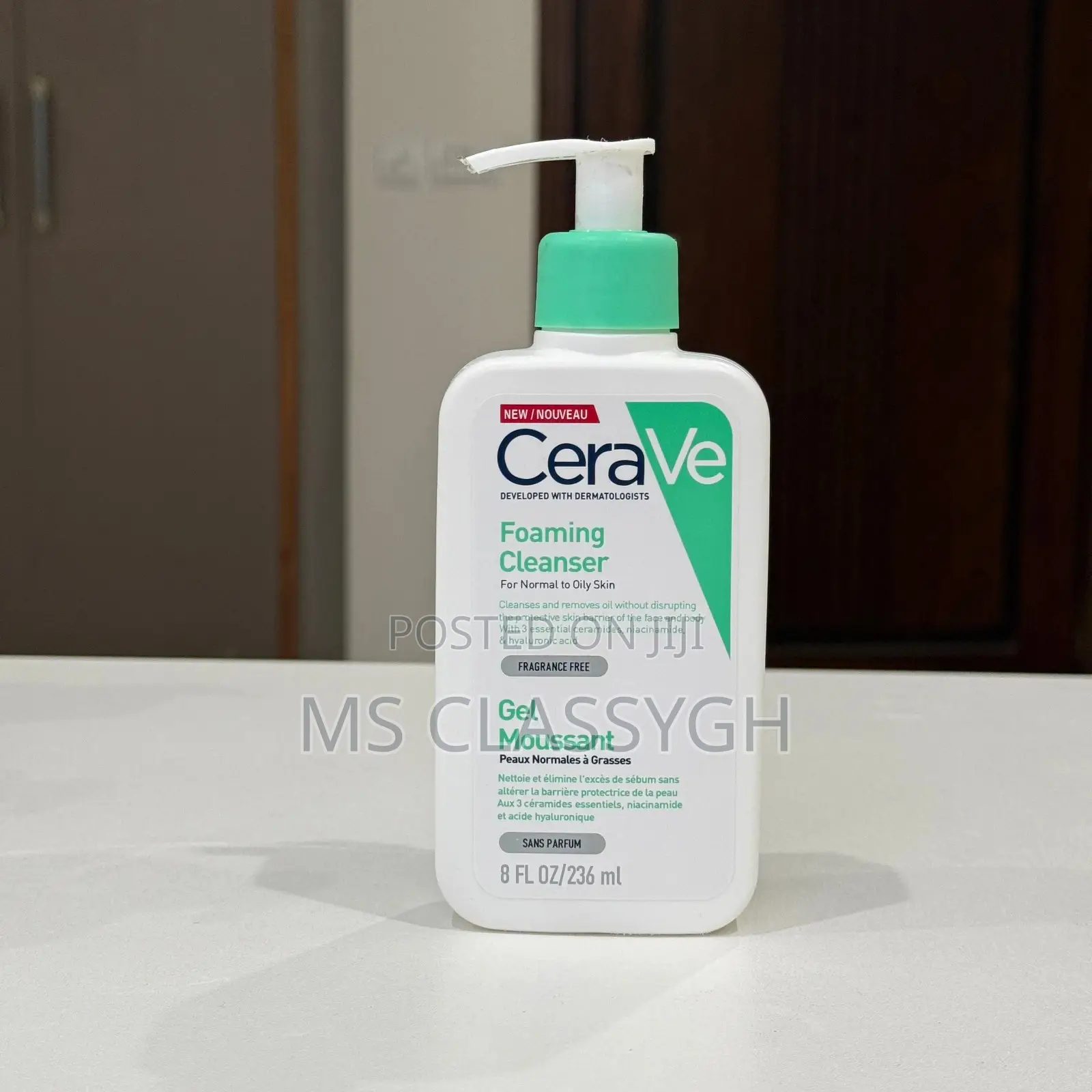 Cerave Foaming Cleanser for Normal to Oily Skin 8 Fl Oz/ 236m
