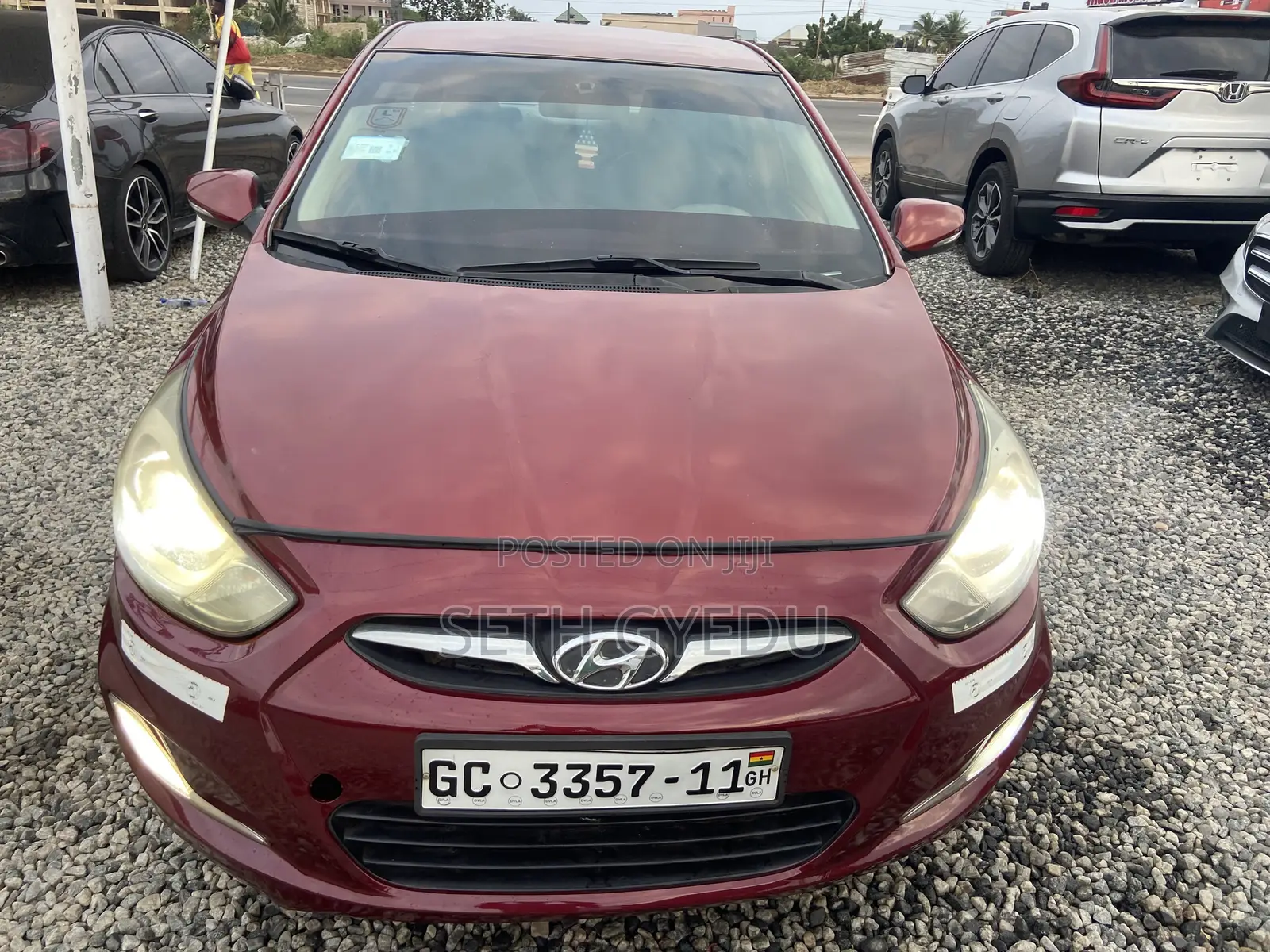 Hyundai Accent 2010 Red