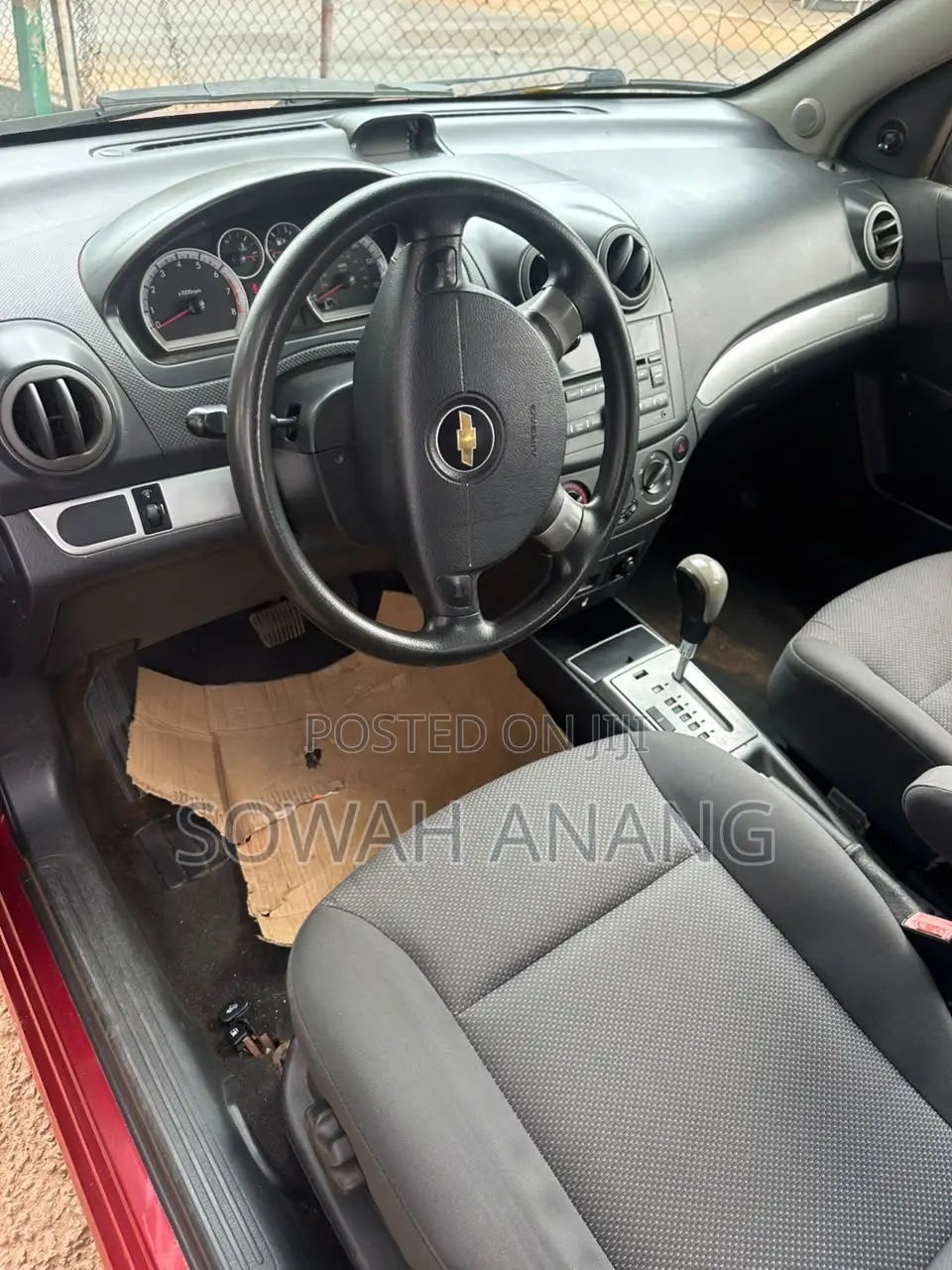 Chevrolet Aveo 2012 Red