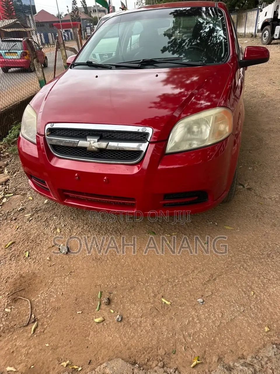 Chevrolet Aveo 2012 Red