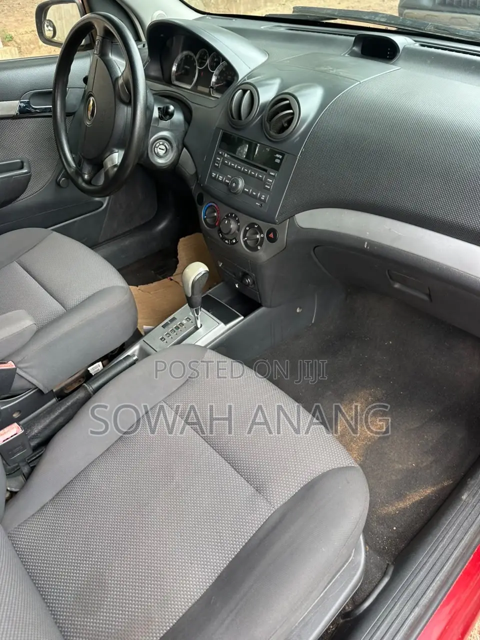 Chevrolet Aveo 2012 Red