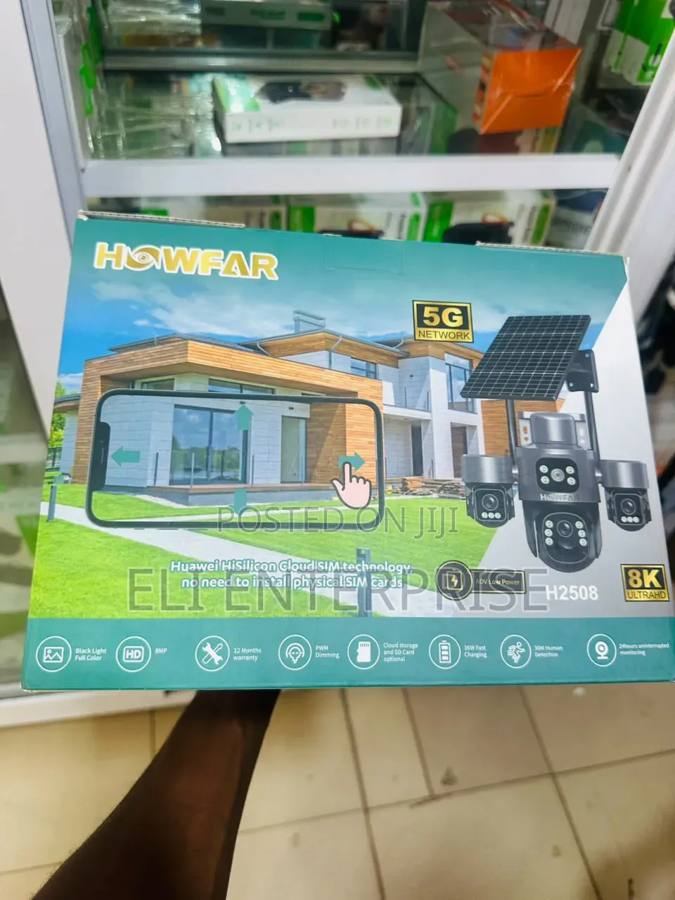 Howfar H2508 4-in-1 Solar Security Camera