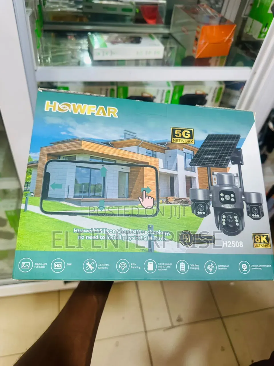 Howfar H2508 4-in-1 Solar Security Camera
