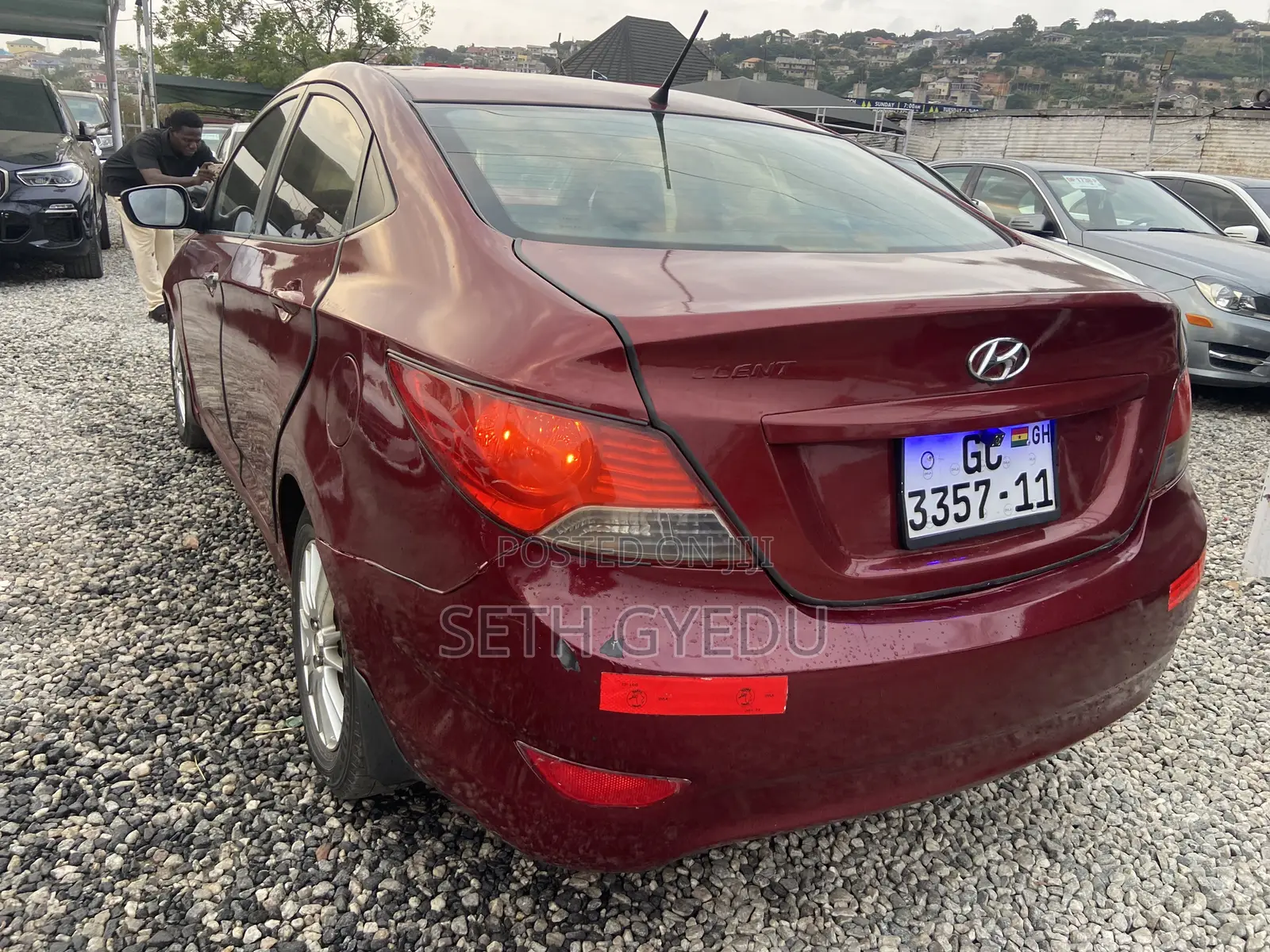 Hyundai Accent 2010 Red