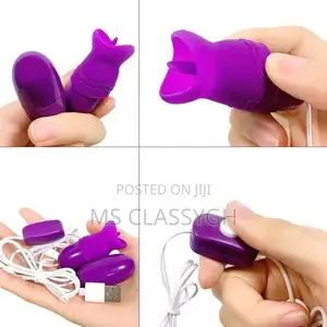 Nipple Tongue Licking Vibrator Breast Massager Oral Clitoris Sex Toys