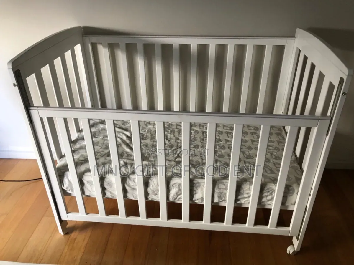 Childcare Bristol Cot +Mattress Package White From U. S.