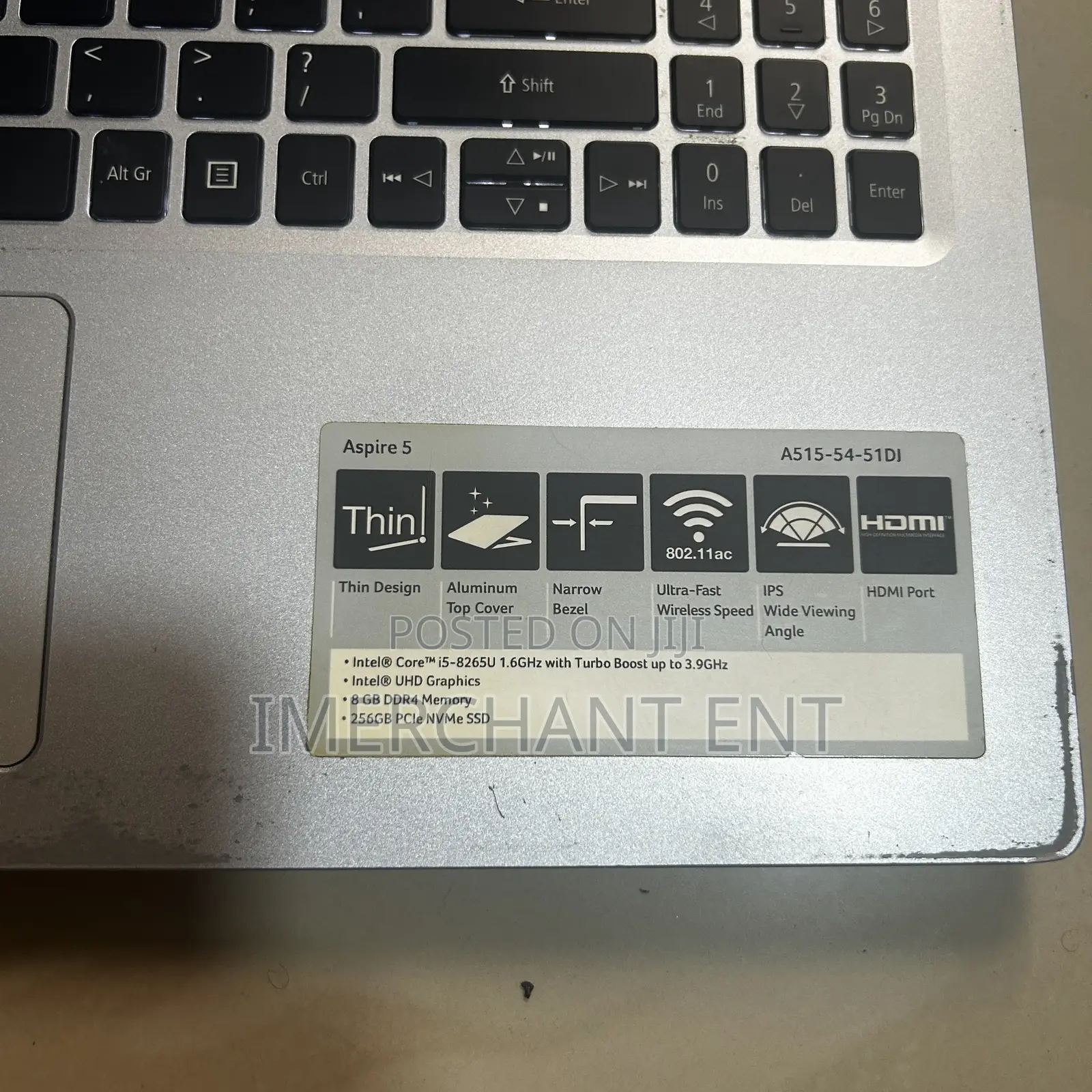 Laptop Acer Aspire 5 8GB Intel Core i5 SSD 256GB