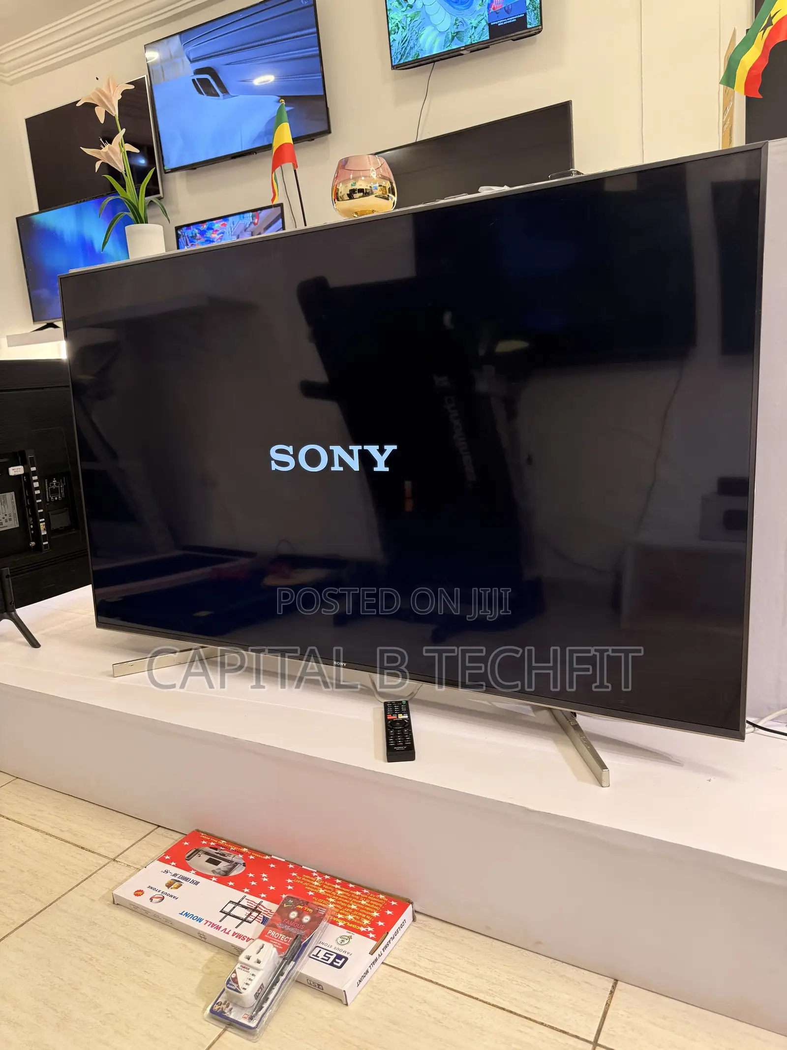 65inches Full Digital Satellite Android Uhd HDR Smart Somy Machine