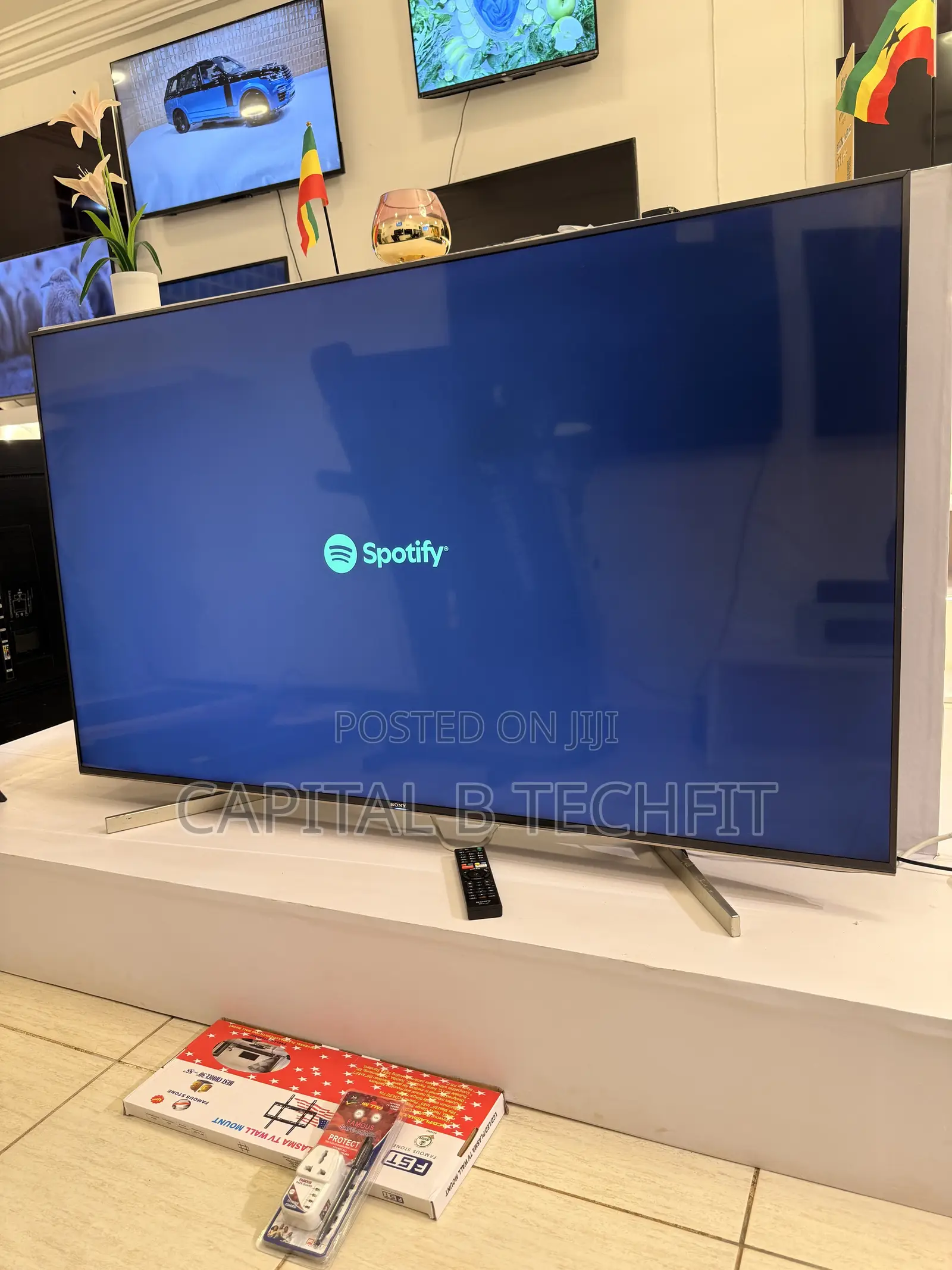 65inches Full Digital Satellite Android Uhd HDR Smart Somy Machine