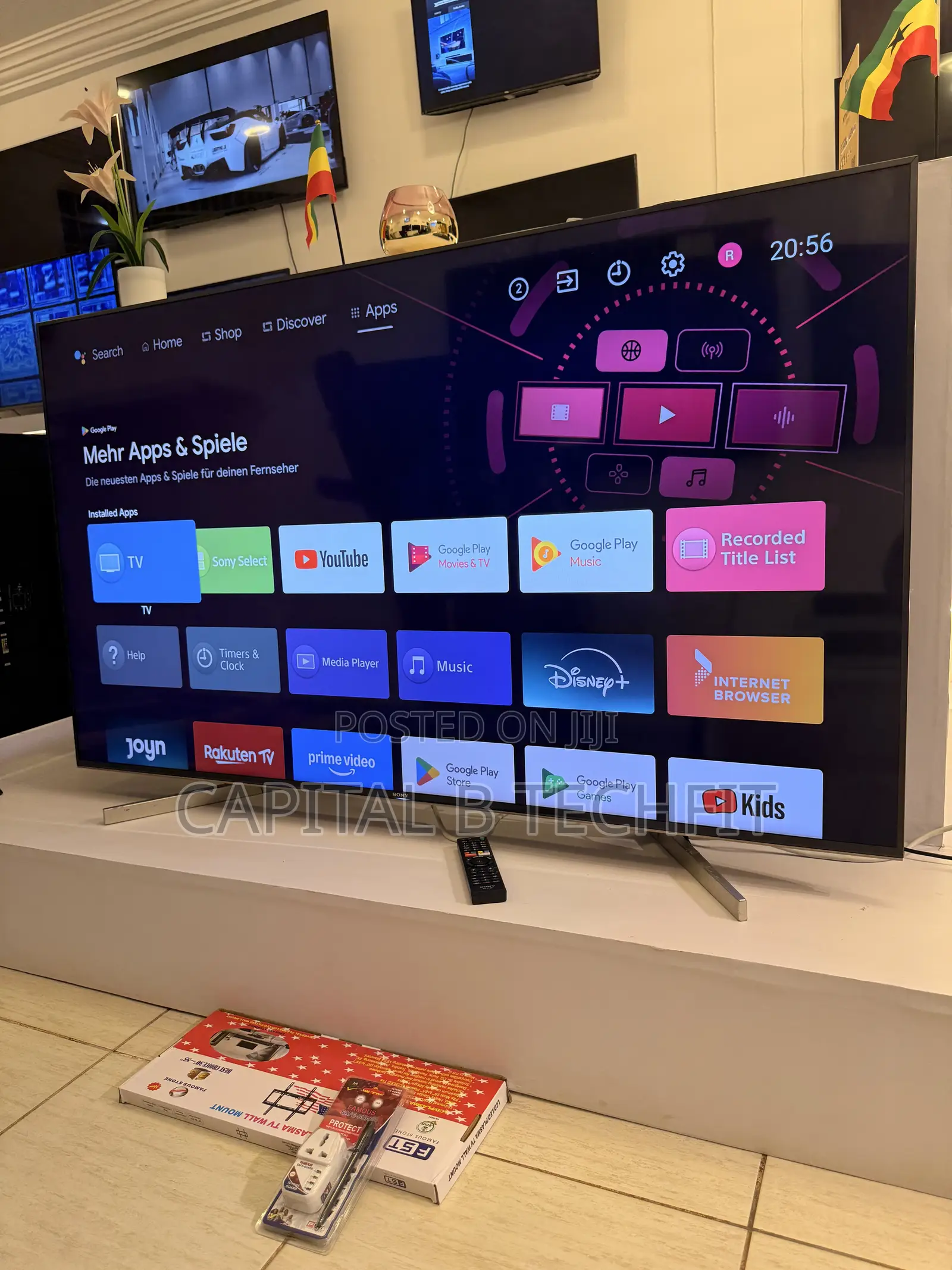 65inches Full Digital Satellite Android Uhd HDR Smart Somy Machine