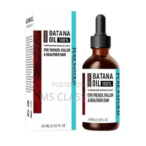 MBOAH 100% RAW UNREFINED BATANA OIL, Pure From Honduras, Hair Growth