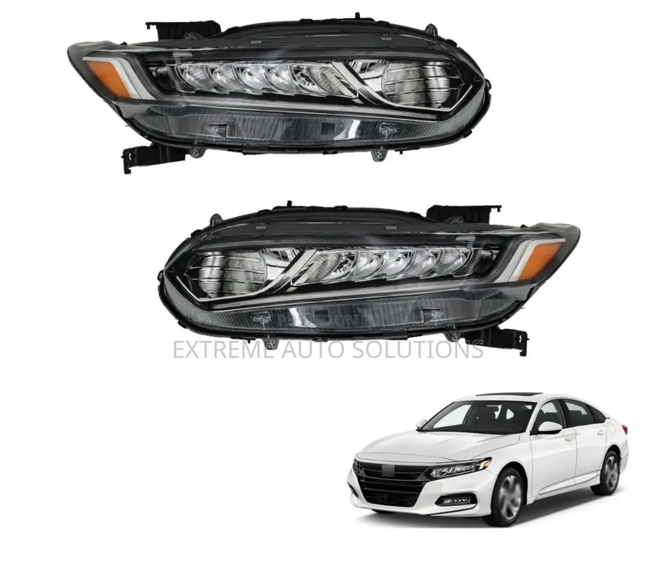 Accord 2018-2022 Headlight Left and Taillight Boot