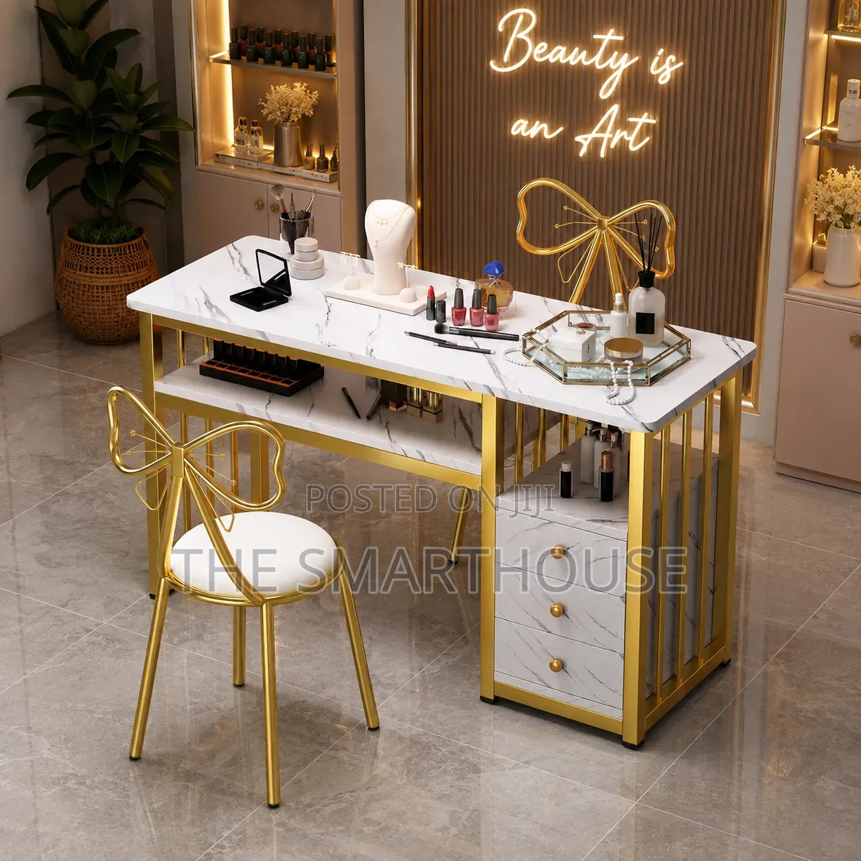 Luxury Salon Nails Workstation – Elegance Meets Functionality