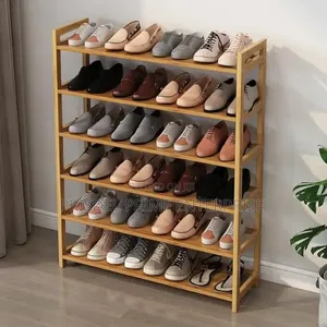 Wooden 6 Tier Shoe Rack