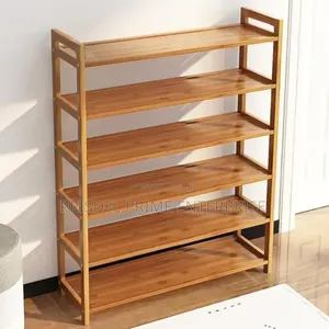 Wooden 6 Tier Shoe Rack