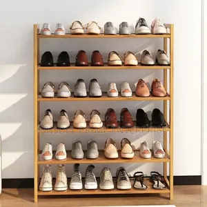 Wooden 6 Tier Shoe Rack