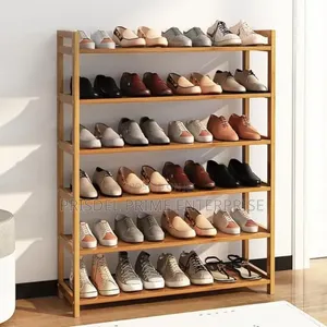 Wooden 6 Tier Shoe Rack
