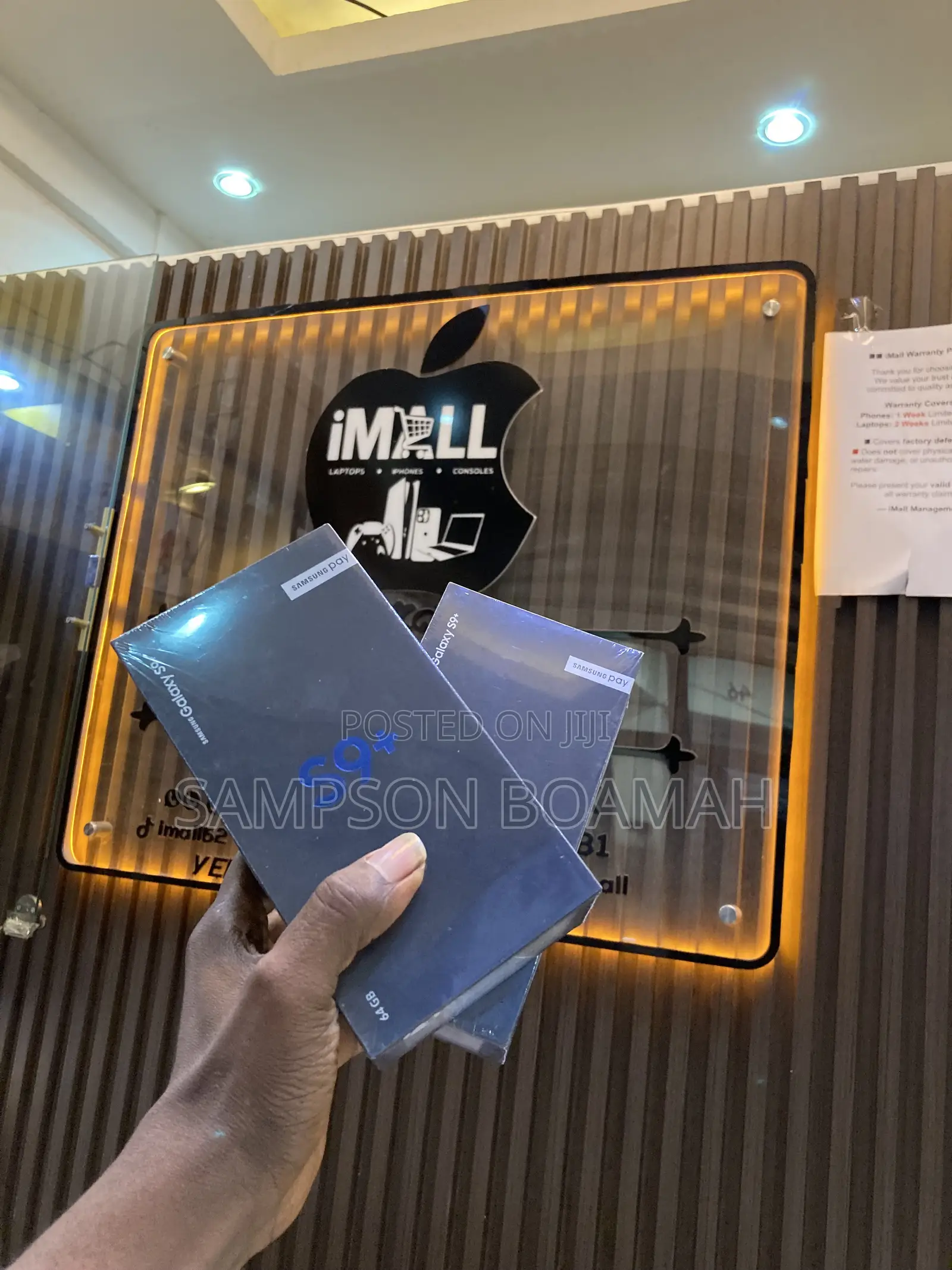 New Samsung Galaxy S9 Plus 64 GB Black