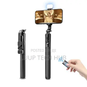 Tripod Stand, Selfie Stick 3 in 1 With Remote Control and Fill Light