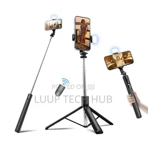Tripod Stand, Selfie Stick 3 in 1 With Remote Control and Fill Light