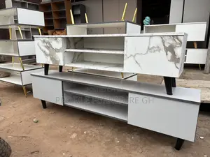 Brown TV Stand for Large TVS
