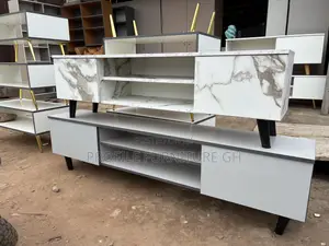 Brown TV Stand for Large TVS