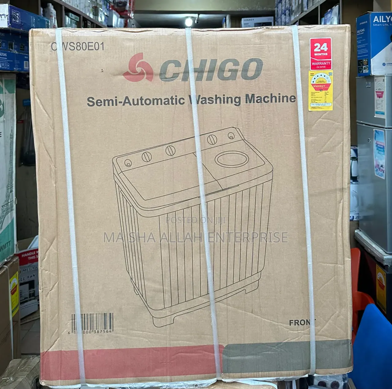 Powerful and QUALITATIVE 8KG Twin Tube Chigo Washing Machine
