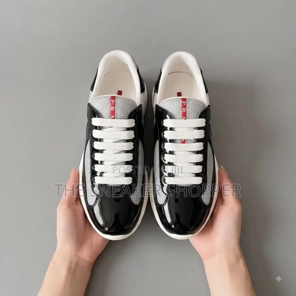 Prada Men’s American Cup Patent Leather