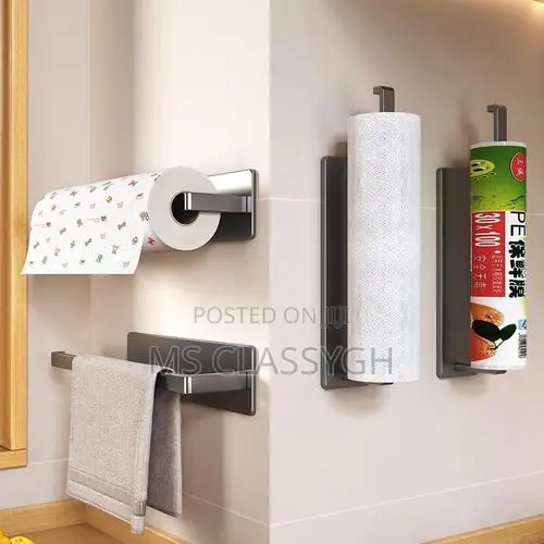 Kitchen Bathroom Hand Paper Towel Tissue Paper Holder Dispenser
