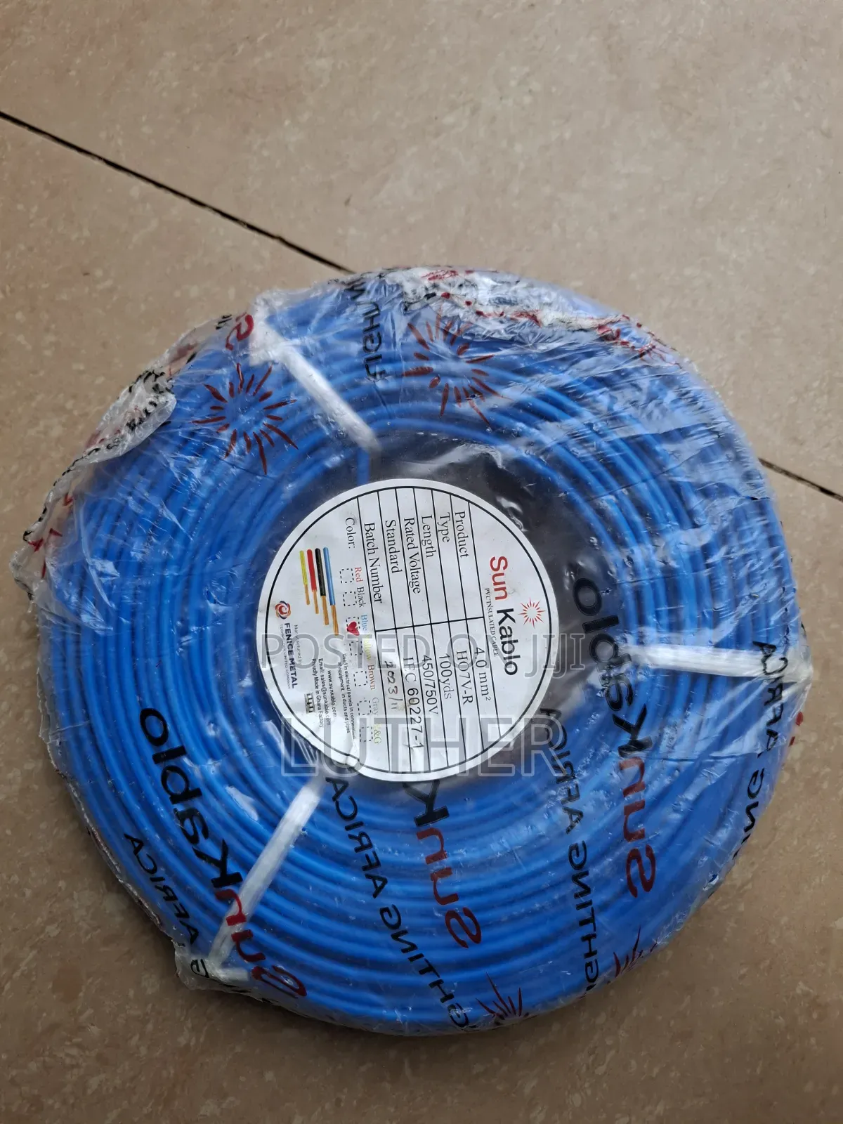 4mm Electrical Cable for House Wiring