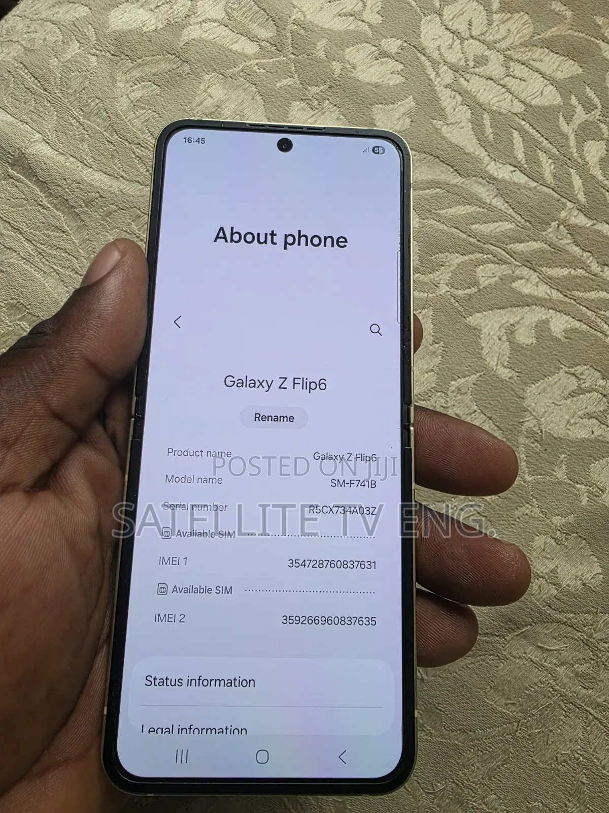 Samsung Galaxy Z Flip6 512 GB Rose Gold