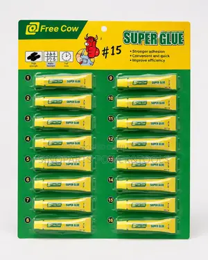 Super Glue 16pcs Wholesale Pack Strong Multi Purpose Adhesive