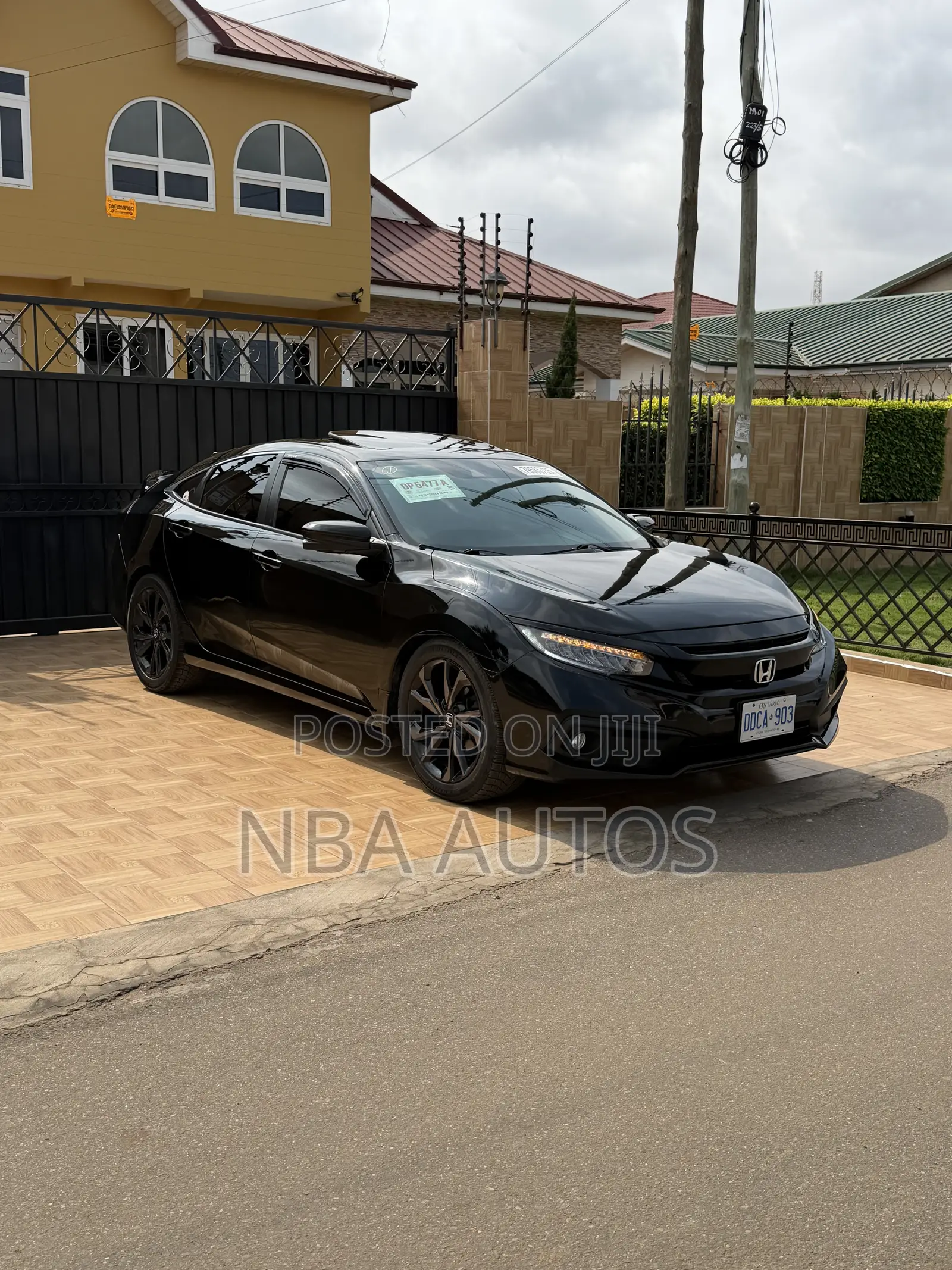 Honda Civic EX Sedan 2020 Black