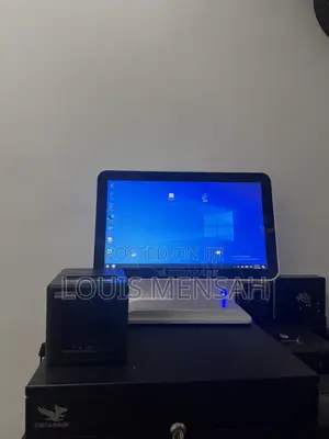 15.6” Touchscreen Pos System With Receipt Printer Cash Drawer