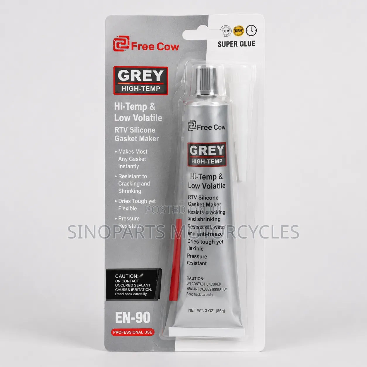 Grey RTV Silicone Gasket Maker for Engine Auto Repair