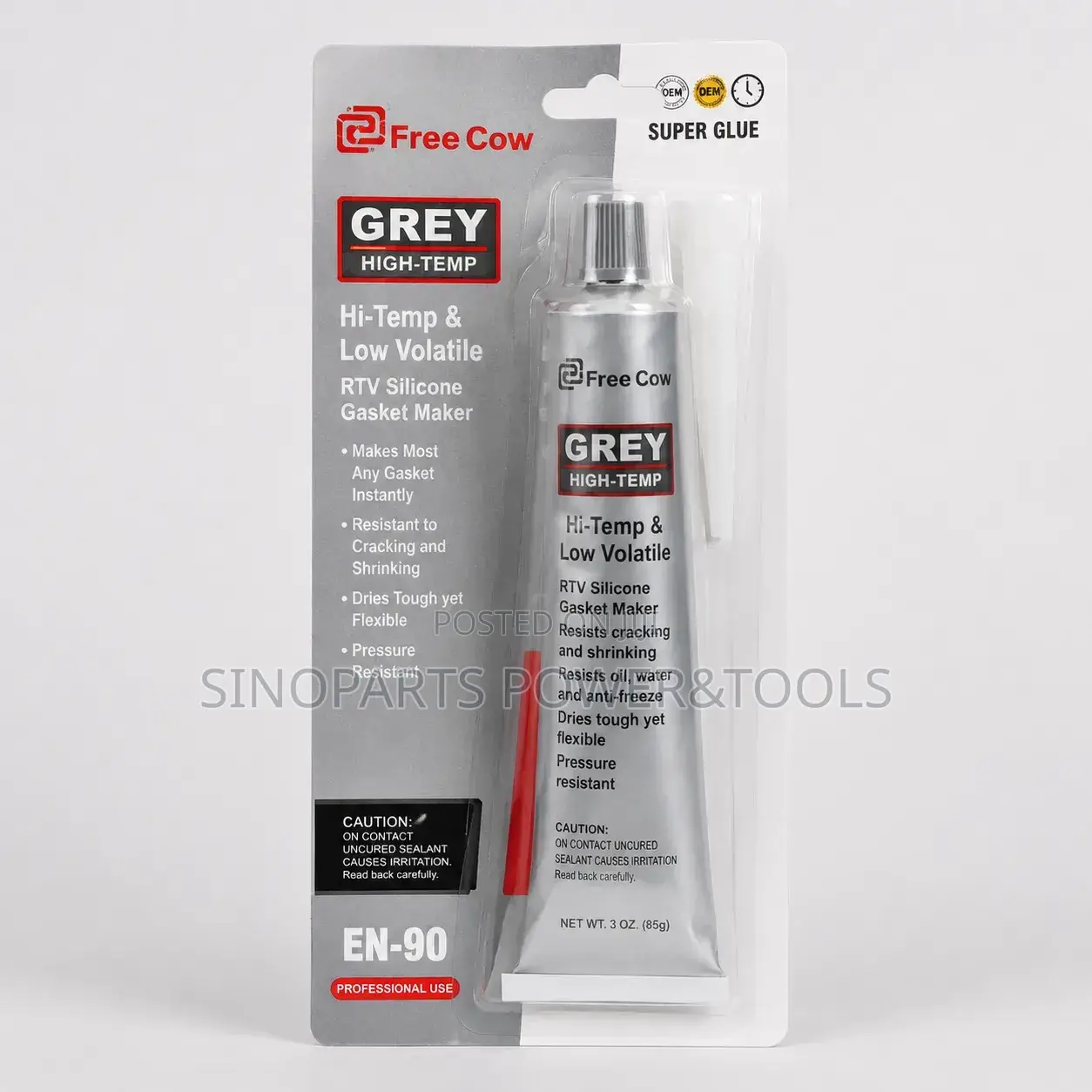 Grey RTV Silicone Gasket Maker for Engine Auto Repair