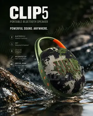 JBL Clip 5 Small Size ,Powerful Sound