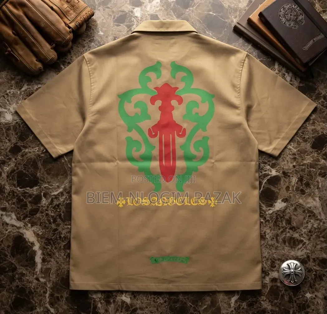 High Quality Thick N Heavy Chrome Heart Short Sleeves Shirts Available