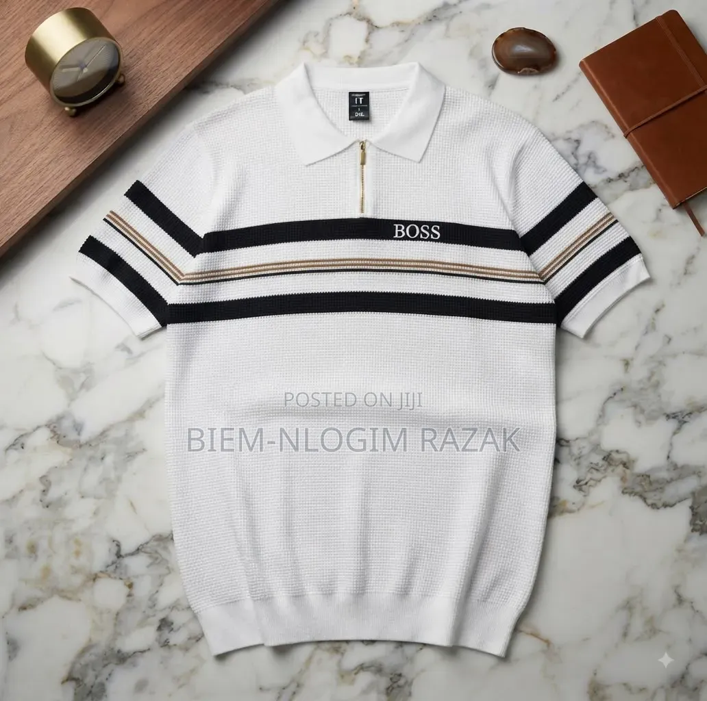 High Quality Casa Blanca and Boss Zip Up Club Tshirts Available