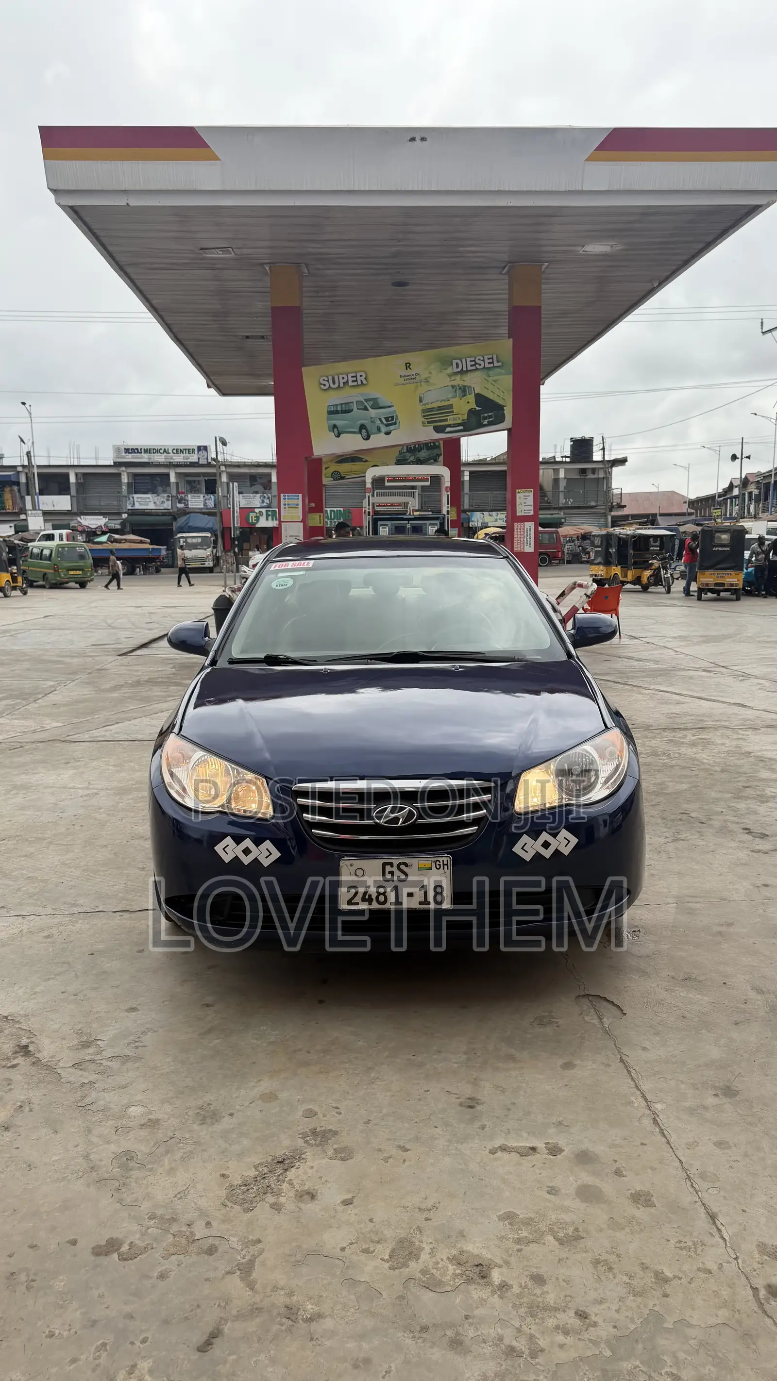 Hyundai Elantra 2011 Blue
