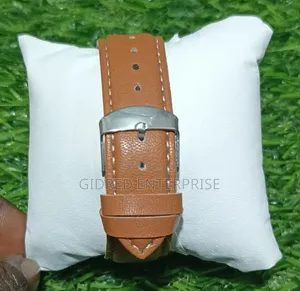 Brown Leather Retro Nostalgic Men's Round Quartz Watch
