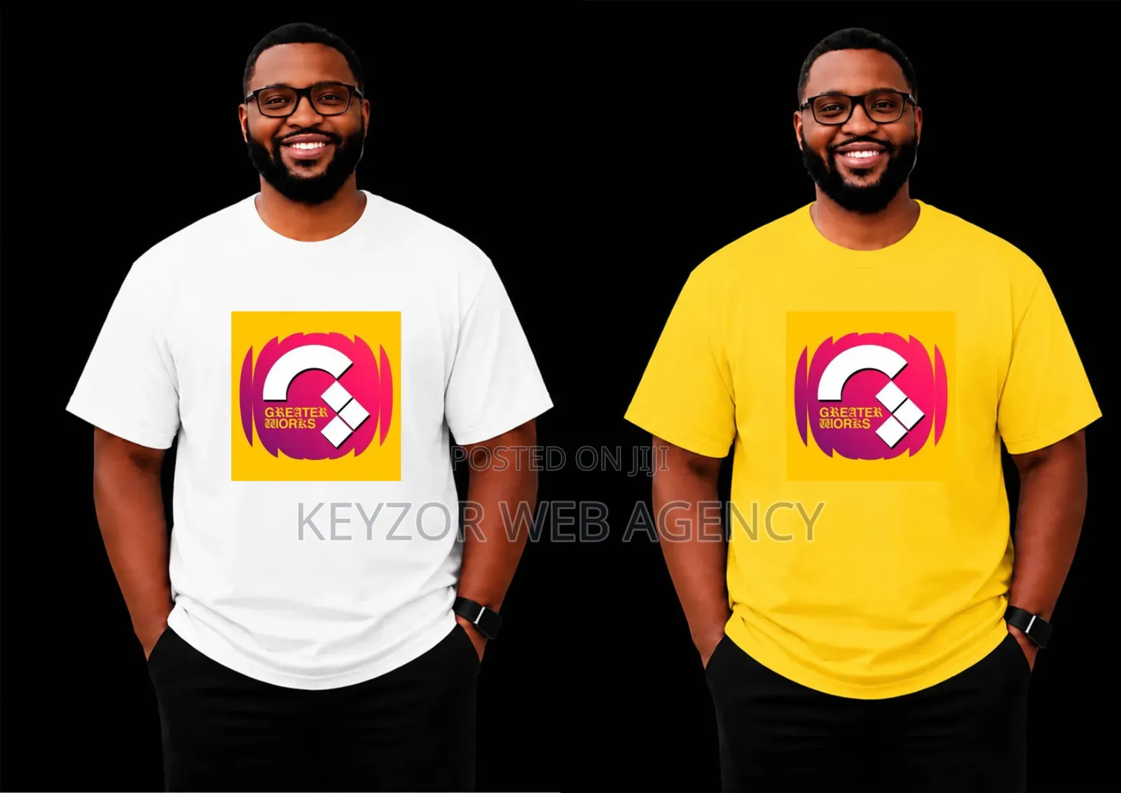 ‎Premium DTF T-Shirt, We Print on All Wears, Here in Accra Ghana!
