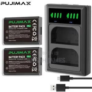 PUJIMAX LP-E10 2 Canon Batteries With a Charger