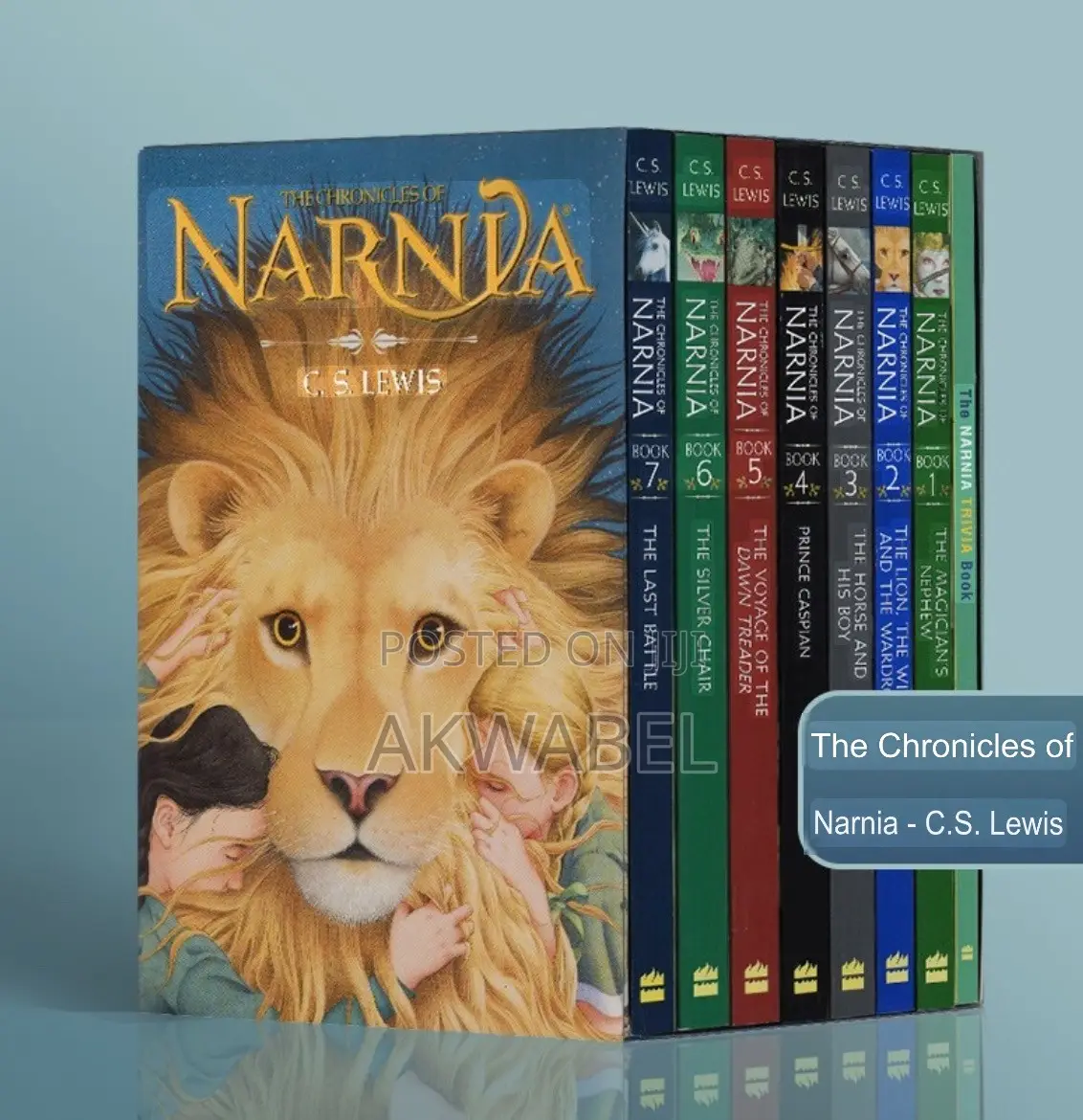 The Chronicles of Narnia 7-Book Collection by C.S. Lewis + FREE Trivia