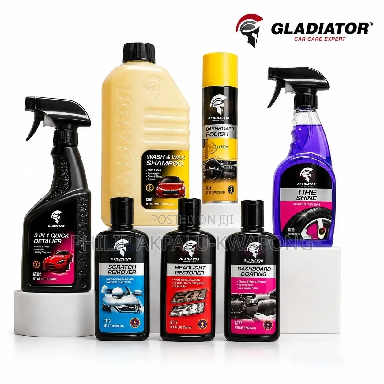 Bundle Pack 7:Car Shampoo,scratch Remover,dashboard Polish, Etc