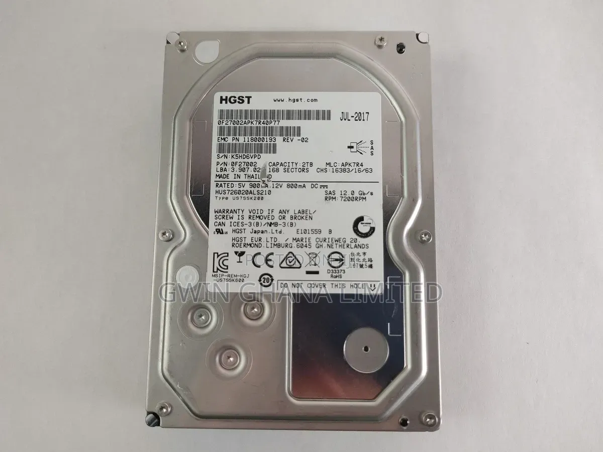 2TB Hitachi DK7SAD200 SATA 3.5" Hard Drive