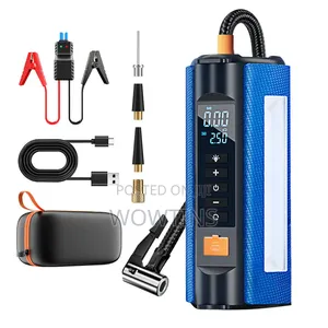 Tire Air Compressor and Jump Starter